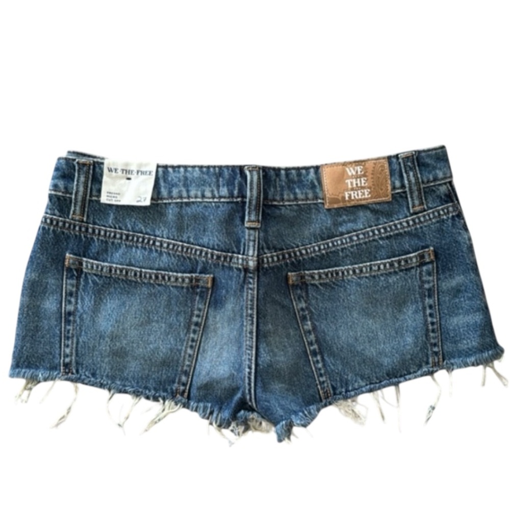 We The Free Denim Fresno Micro Cut Off Shorts - Picture 6 of 11